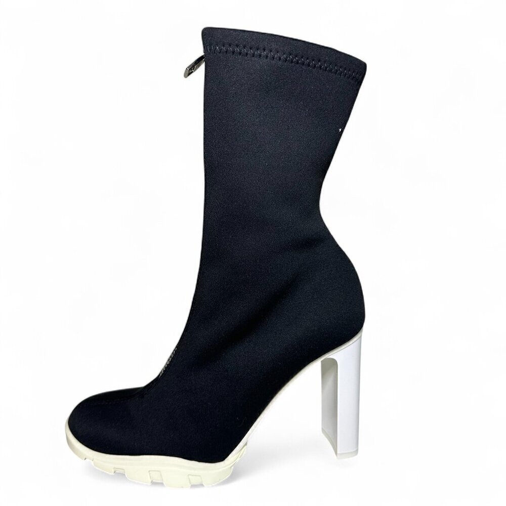 Alexander McQueen Neoprene Zip Booties 37.5 EU NWT - Picture 3 of 11